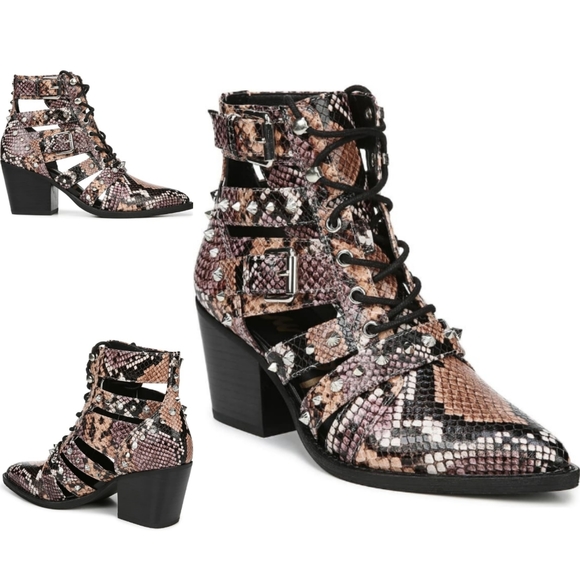 Sam Edelman Elana Cutout Studded Bootie - Picture 1 of 7